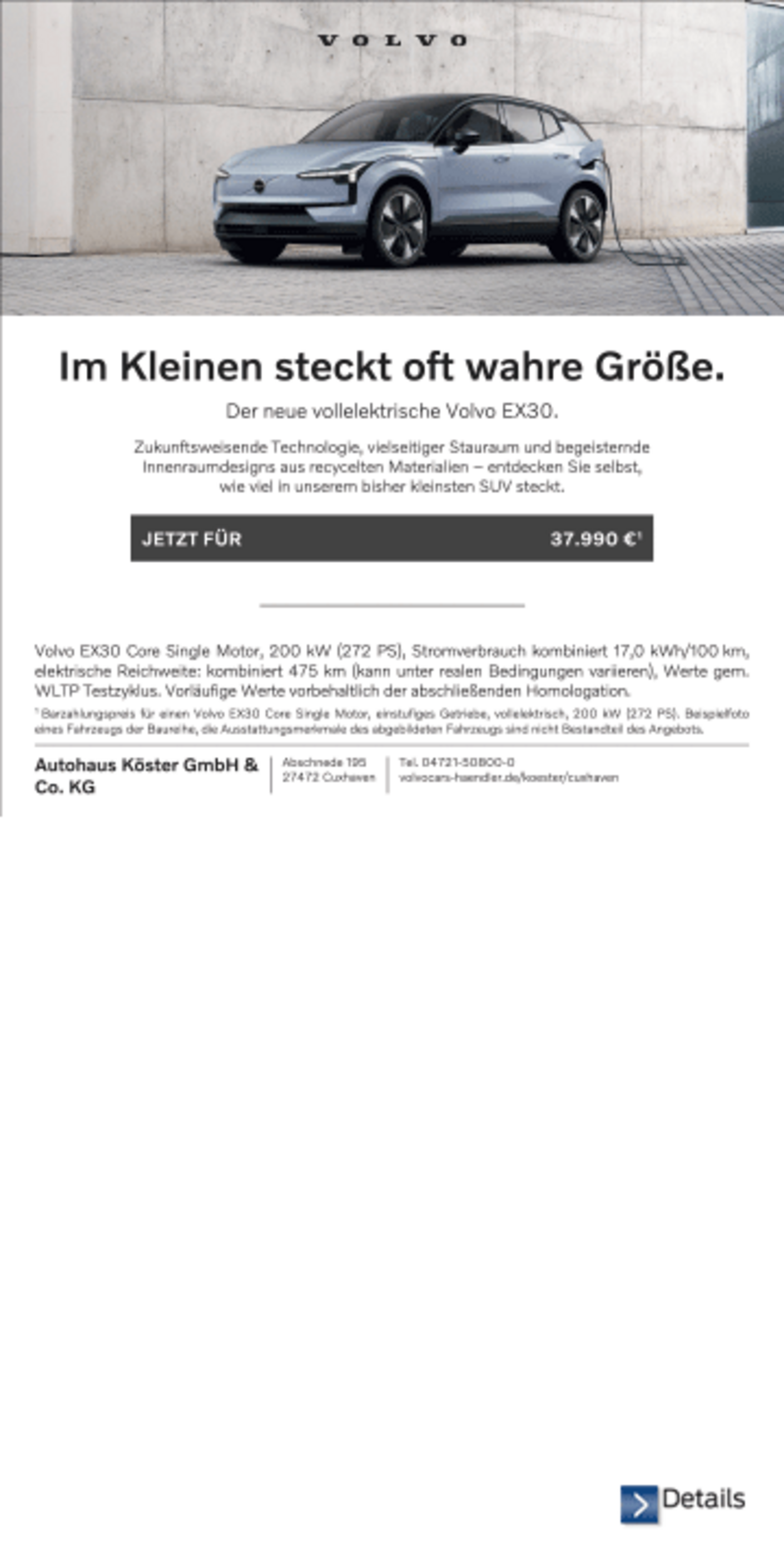 Der neue Volvo EX30